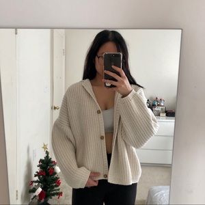 Chunky knit cardigan